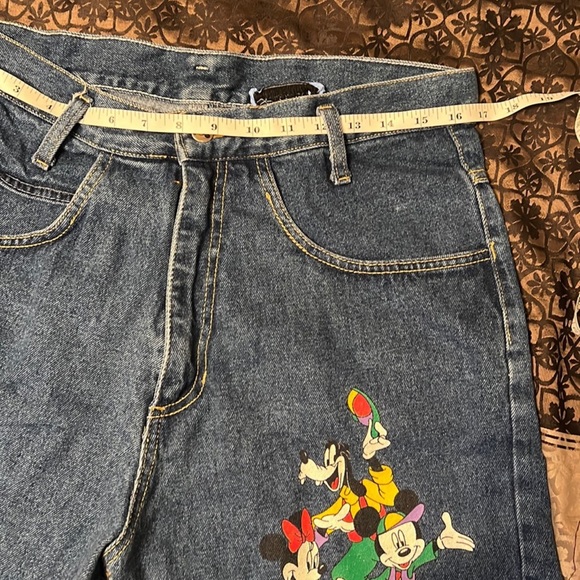 Vintage Disney Mickey Mouse Denim Shorts - Picture 3 of 7